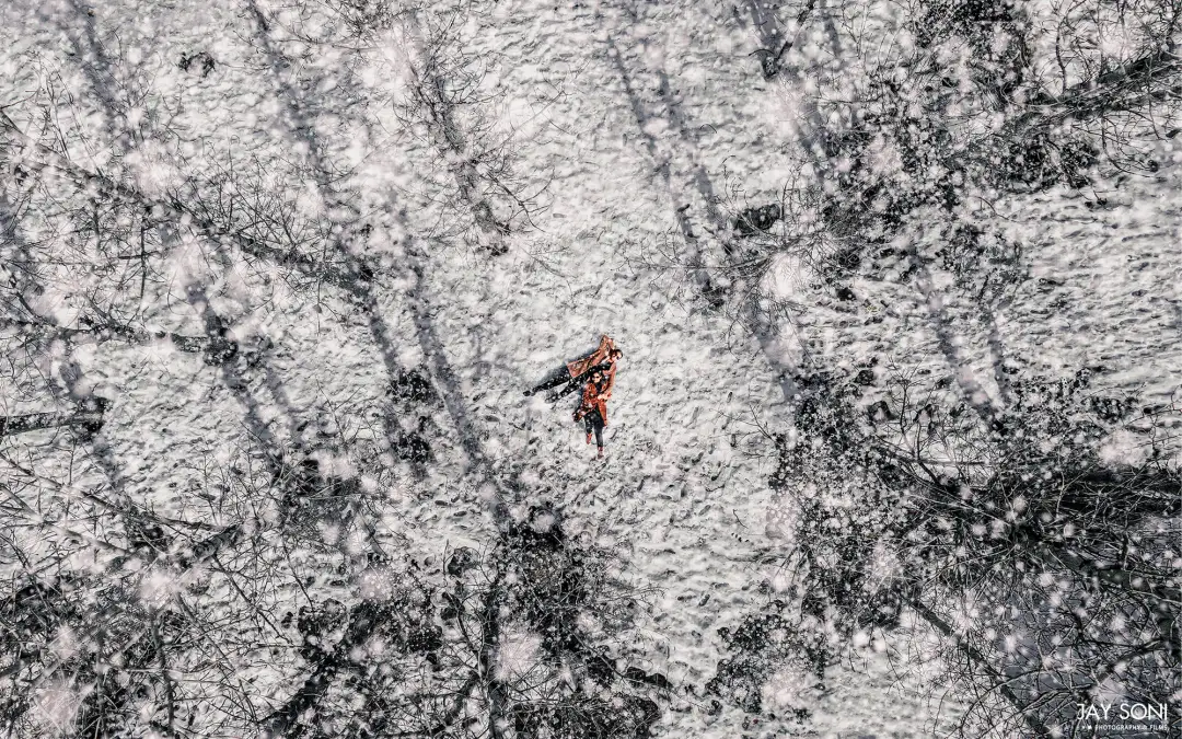 Aerial wedding dronography - Jay Soni Photography