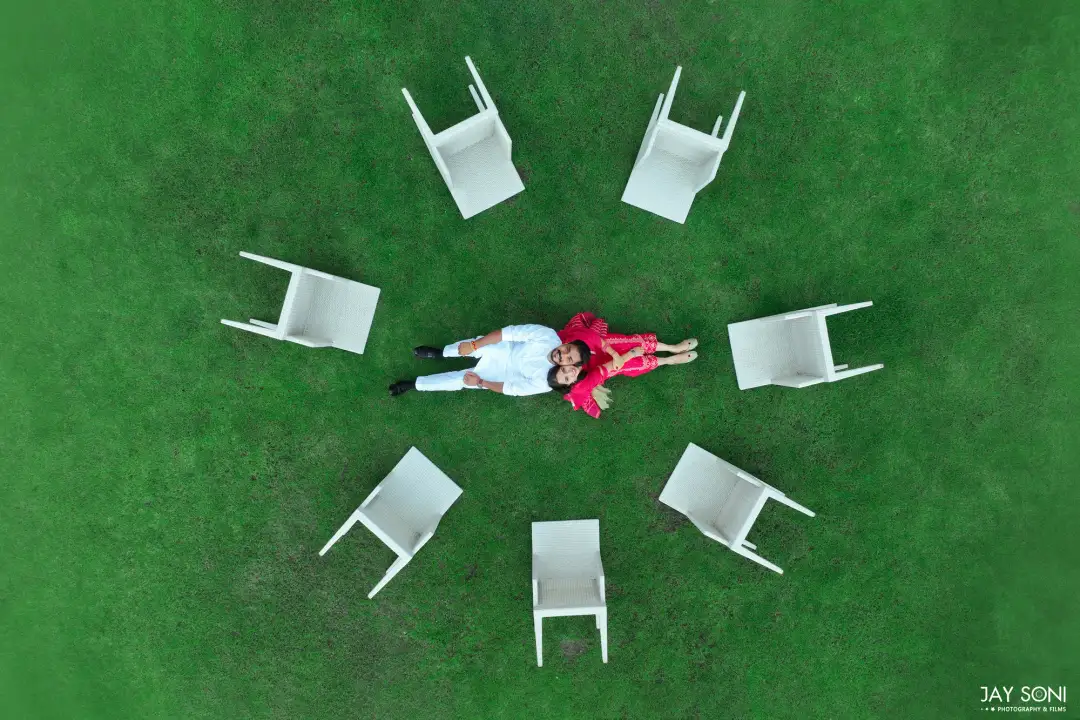 Aerial wedding dronography - Jay Soni Photography