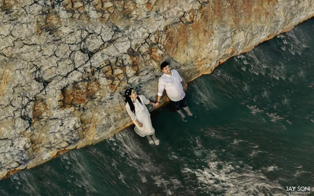 Aerial wedding dronography - Jay Soni Photography