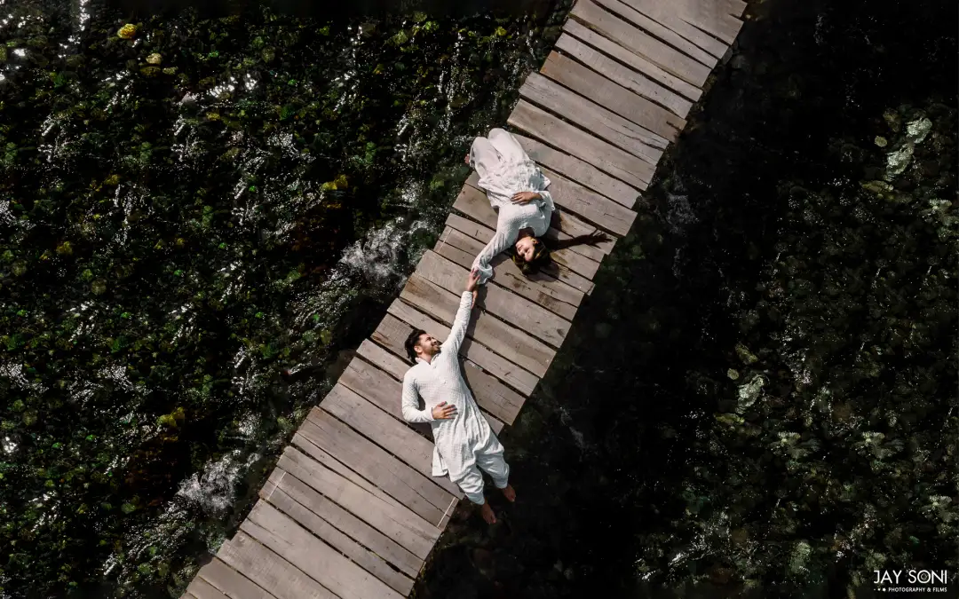 Aerial wedding dronography - Jay Soni Photography