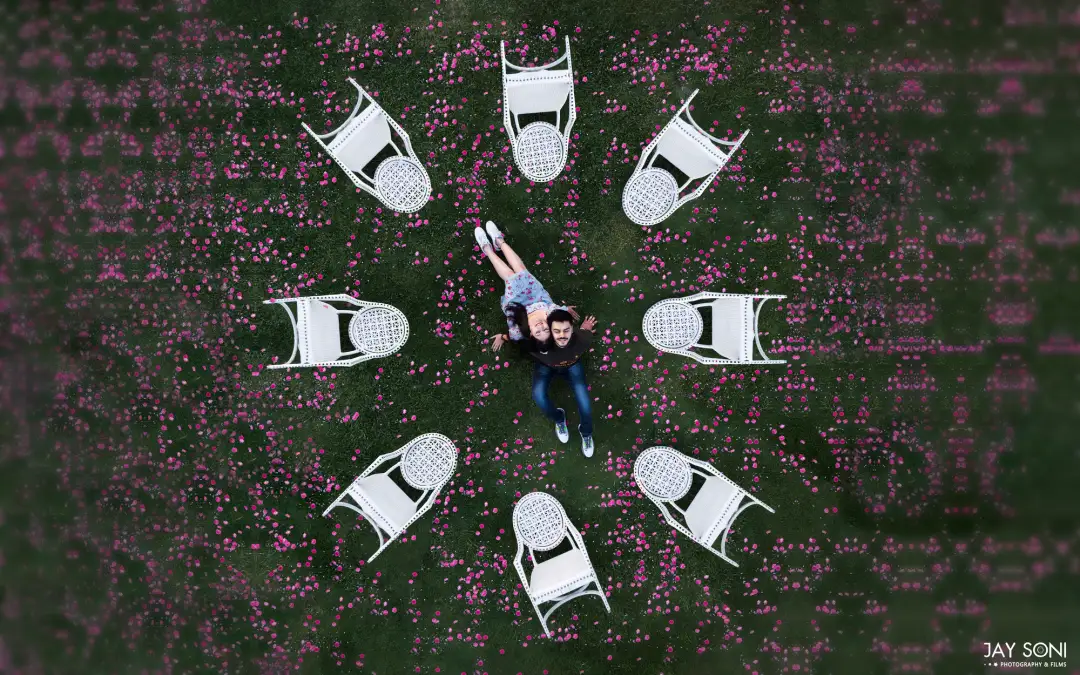 Aerial wedding dronography - Jay Soni Photography