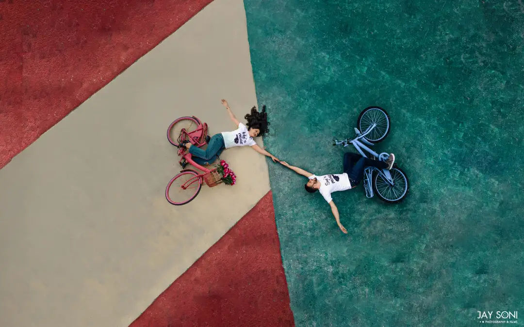 Aerial wedding dronography - Jay Soni Photography